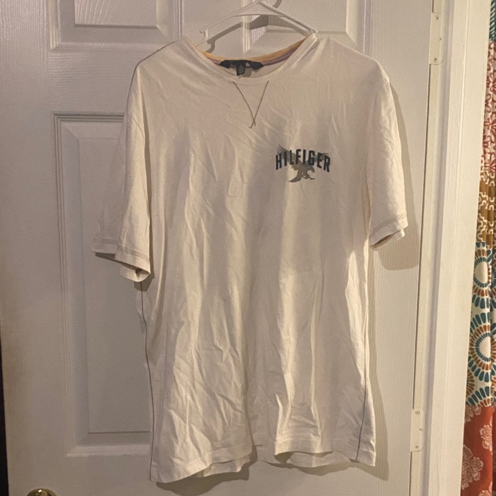Tommy Hilfiger Cream Short Sleeve Tee